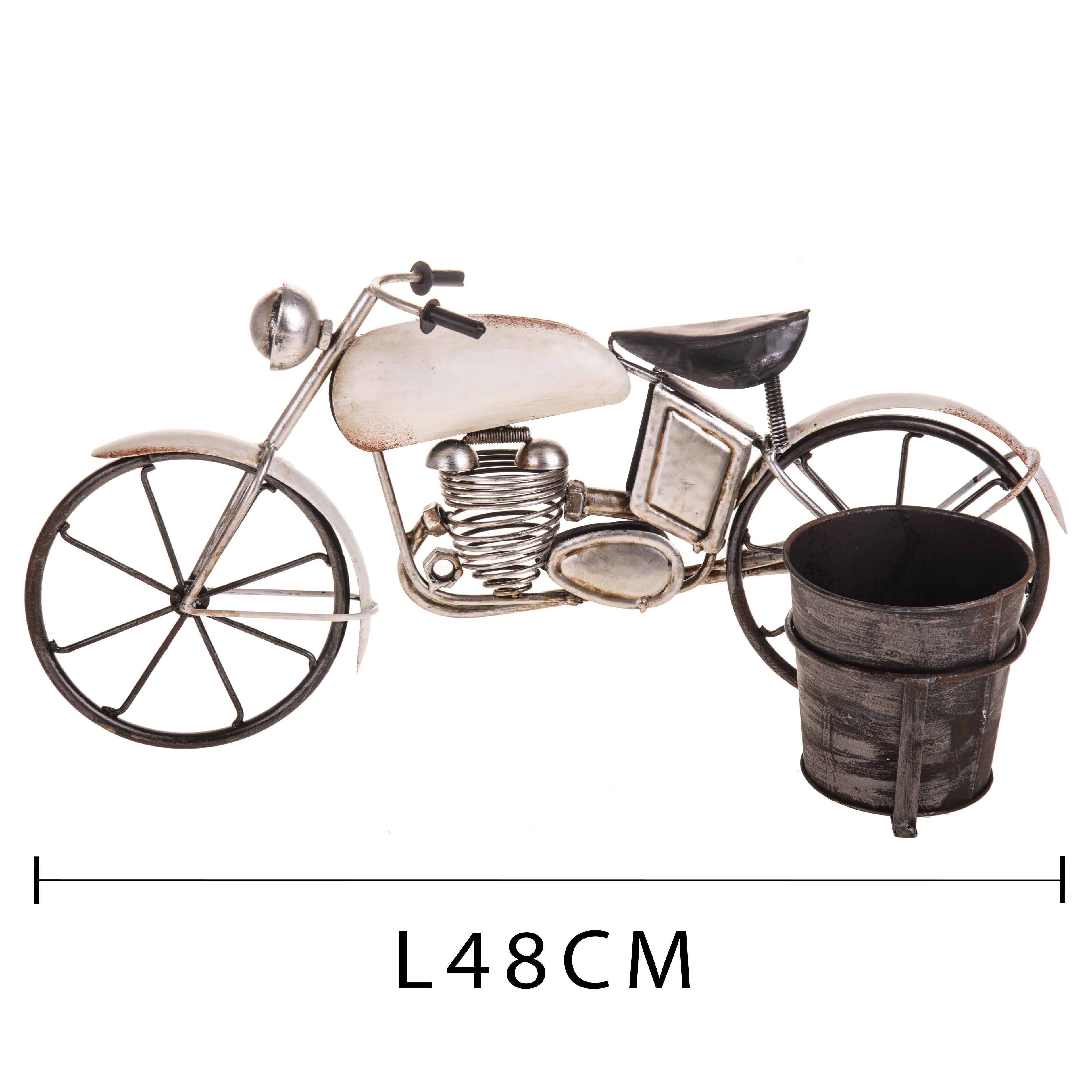 Moto con Contenitore Pianta 48 cm