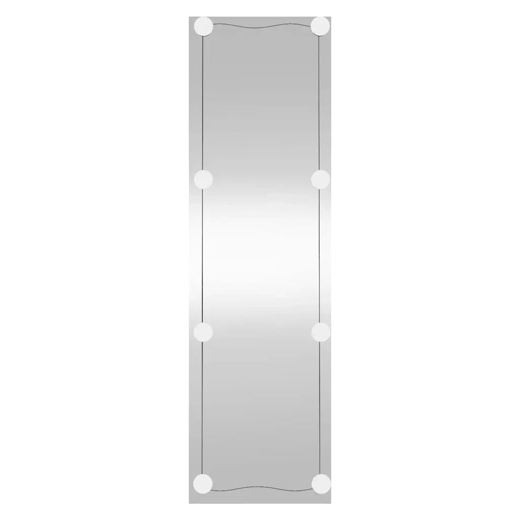 Specchio da Parete con Luci LED 30x100 cm Vetro Rettangolarecod mxl 114597