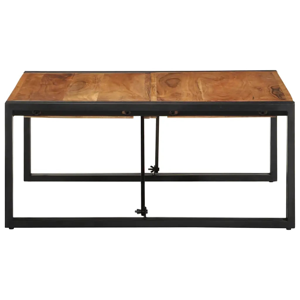 Tavolino salotto | Tavolino da caff¨¨ | Tavolino da Soggiorno 80x80x35 cm Legno Massello di Acacia
