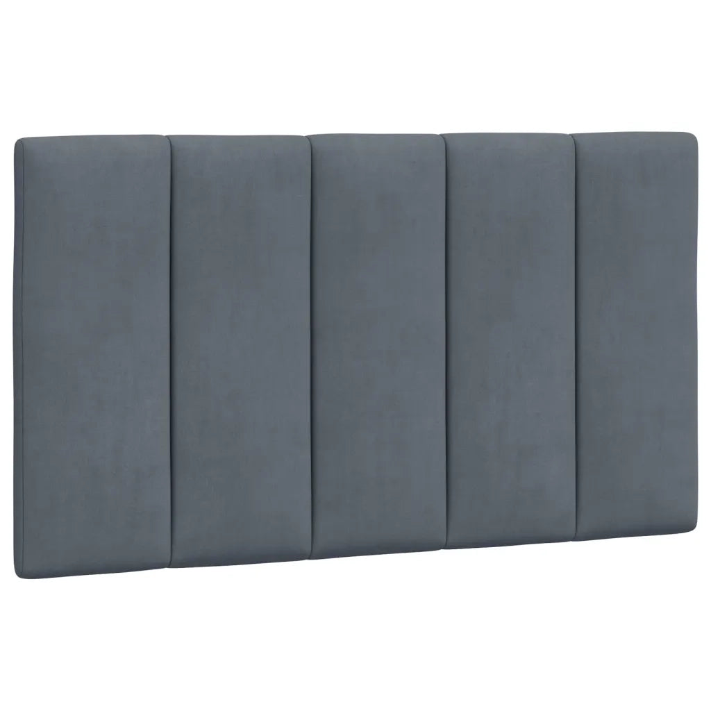 Giroletto con LED senza Materasso Hanko Grigio Scuro 90x190 cm in Velluto 3213752
