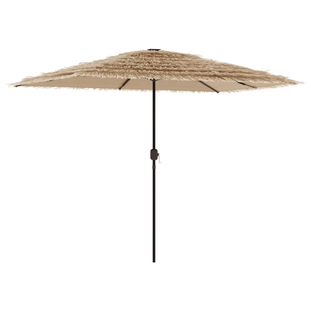 Ombrellone Giardino con Palo in Acciaio Marrone 300x200x250 cm 4005093