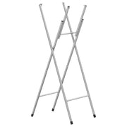 Gambe Pieghevoli per Tavolo da Bar Argento 45x53x108 cm Acciaiocod mxl 70510
