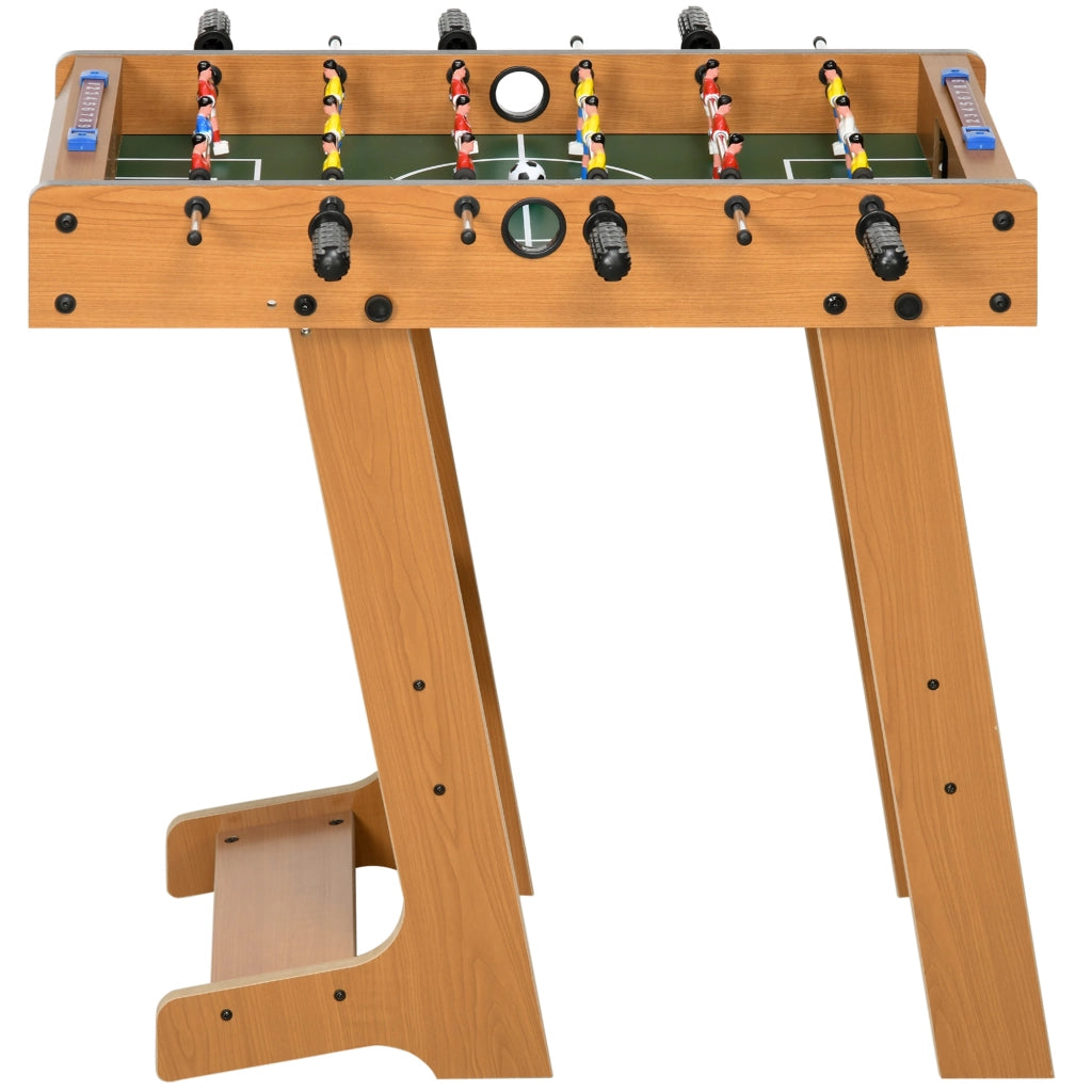 Tavolo da calcio balilla pieghevole ¨C zephmum ¨C legno 69x37x70 cm