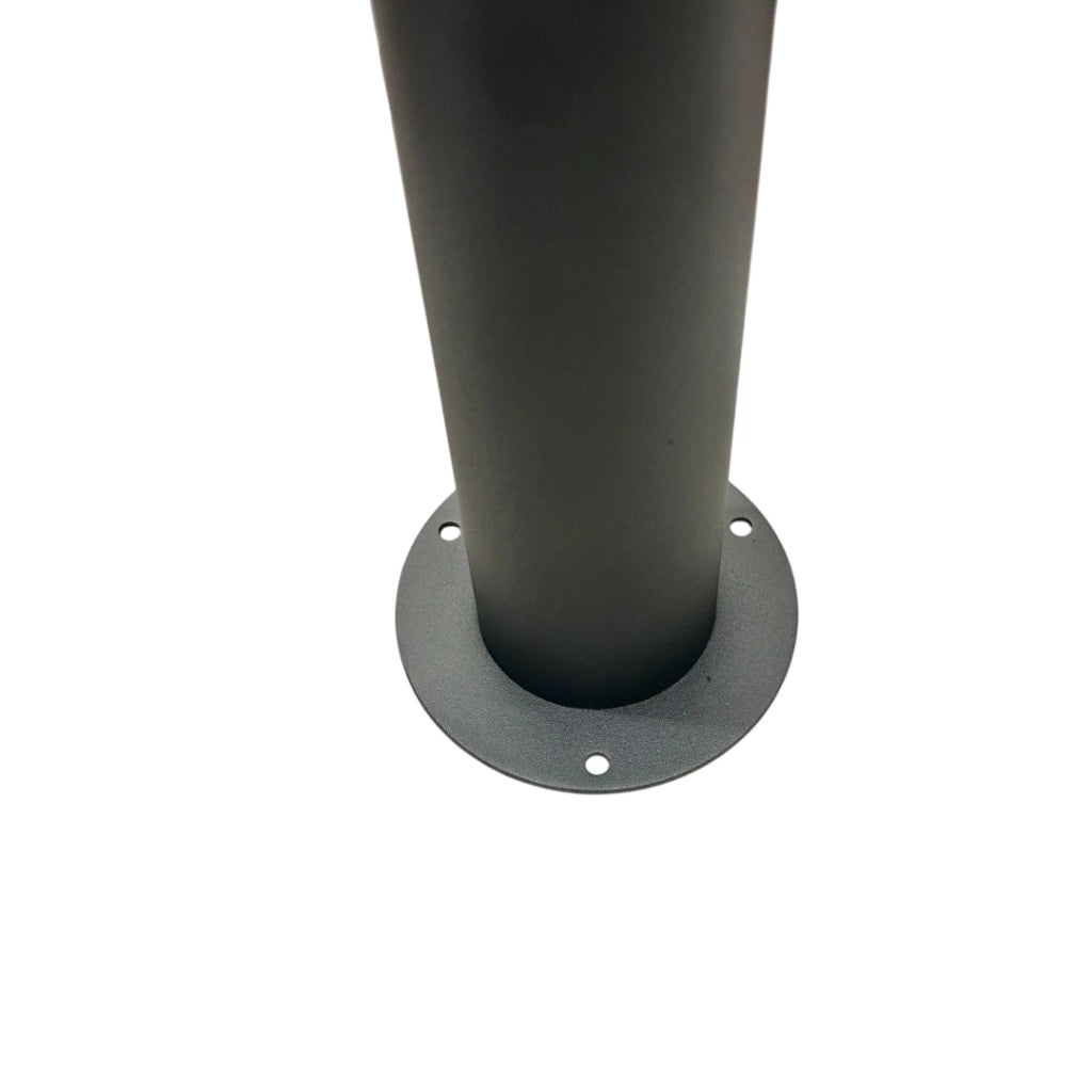 LAMPIONE PALO DA GIARDINO ILLUMINAZIONE CON 2 DIFFUSORI ORIENTABILI PER ESTERNO AD ATTACCO PER LAMPADINE LED GU10