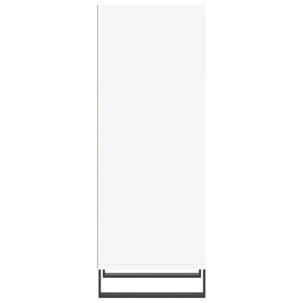 Buffet credenza cassettiera mobiletto mobile contenitore organizer per cucina soggiorno salotto 34,5 x 32,5 x 90 cm legno ingegnerizzato bianco 02_0030232