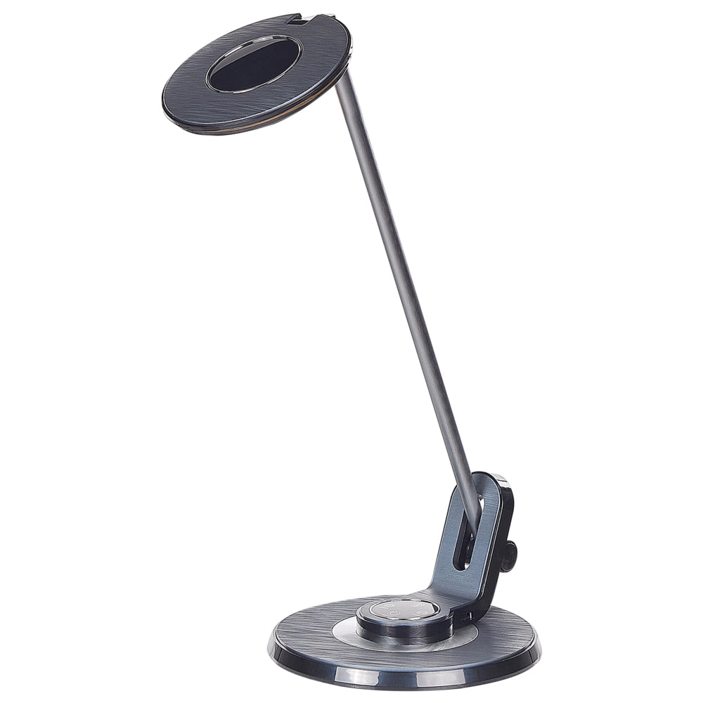 Lampada da soffitto a LED con piastra metallica nera 45 cm supporto USB ufficio soggiorno cameretta