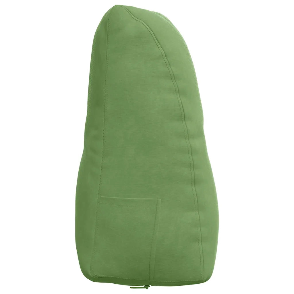 Cuscino per Schiena | Cuscino dorsale Verde chiaro 80 x 24 x 50 cm Velluto