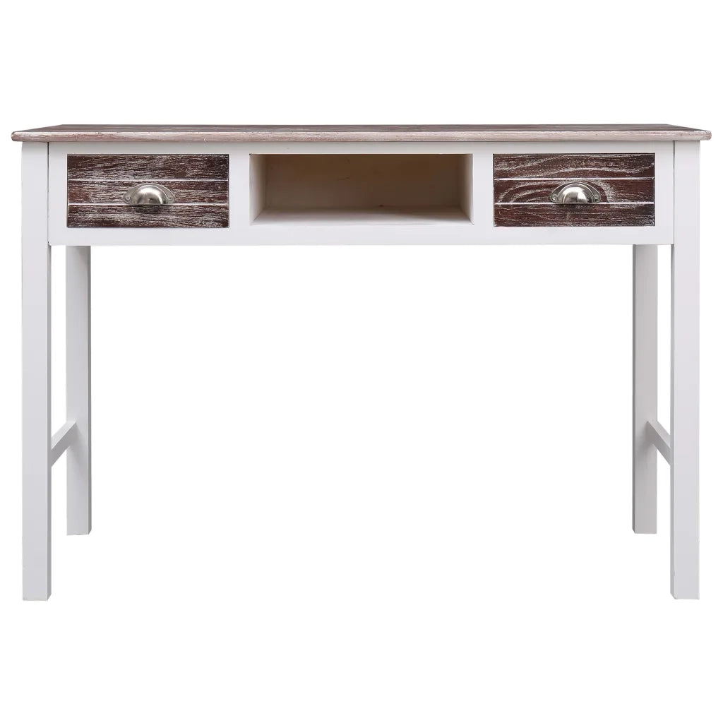 Scrivania Marrone 110x45x76 cm in Legno 284154