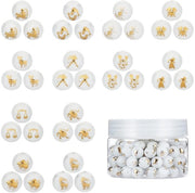 120 pezzi di Constellaties vetro a forma di Kralen - Connettori Zodiac per gioielli DIY