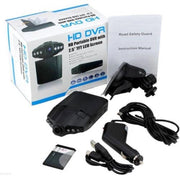 Trade Shop - Mini Dvr Telecamera Videoregistratore Auto Hd Monitor Lcd 2.5" Video 6 Led -