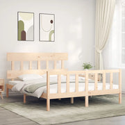 Giroletto senza Materasso 160x200 cm in Legno Massello di Pino 3193346