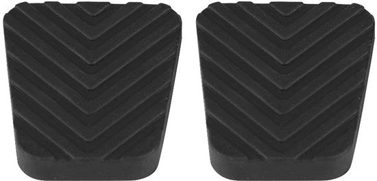 Koppelingrubber per 2 pezzi - Adatto per Accent/Elantra/Excel/Getz/Scoupe/Tiburon - Gomma - Nero - Dimensione 6,5x5,5cm - Pedale gommati