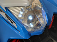Mini Quad Elettrico per Bambini 7,2V con Licenza Honda 250X Blu