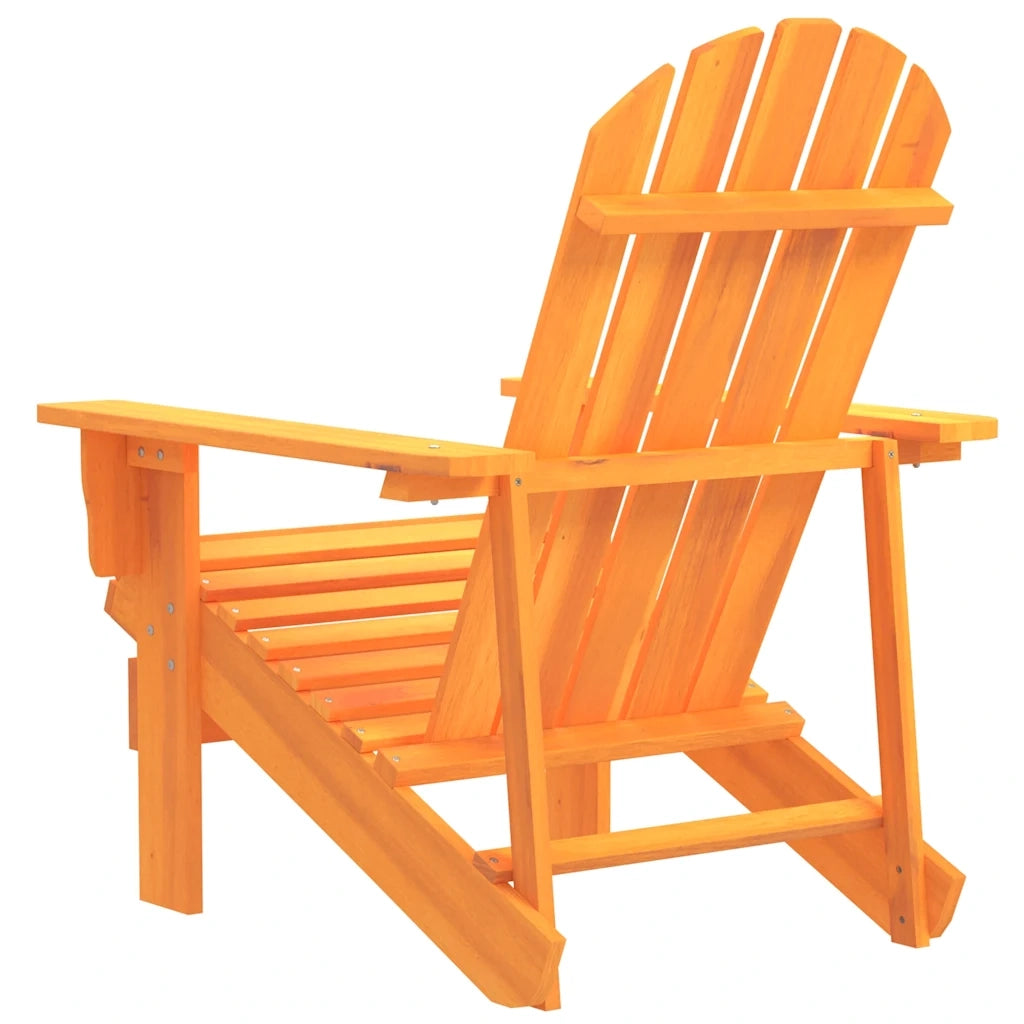 Sedia da Giardino Adirondack Legno Massello di Abete Arancione cod mxl 18456