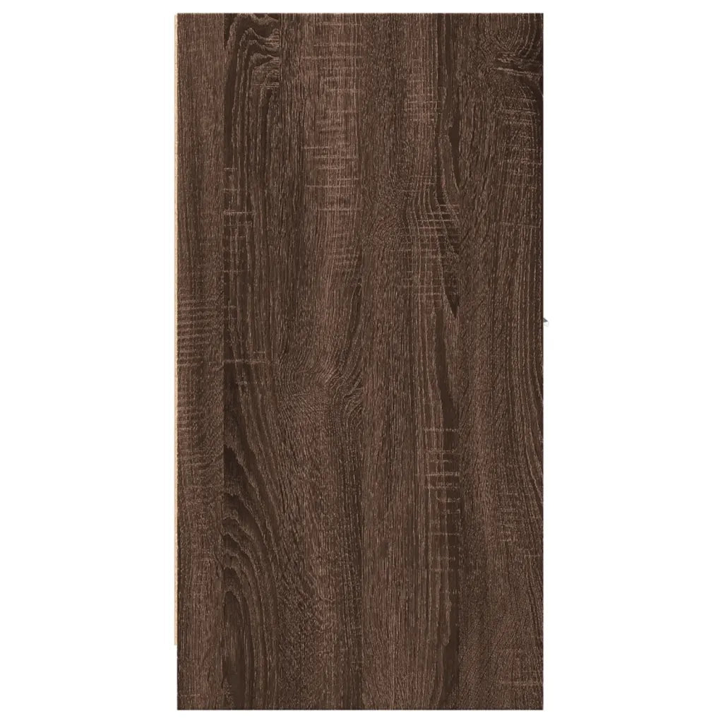 Armadietto da Farmacia Rovere Marrone 30x41x77,5 cm Truciolato