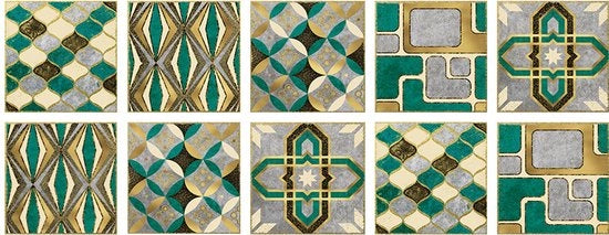 Set di 10 adesivi per parete in PVC autoadesivi 20 x 20 cm decorazione per parete, idonei per uso interno e esterno, acqua e olio resistenti, adatti per soggiorno, cucina, bagno.