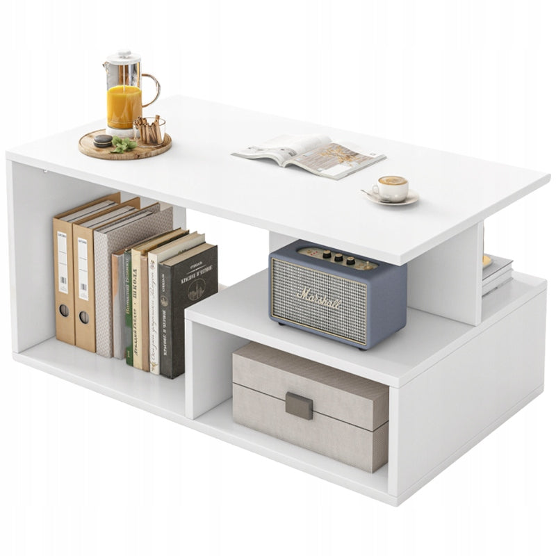 Tavolino da Salotto Bianco 90x43x51 cm Ideale per Ogni Ambiente