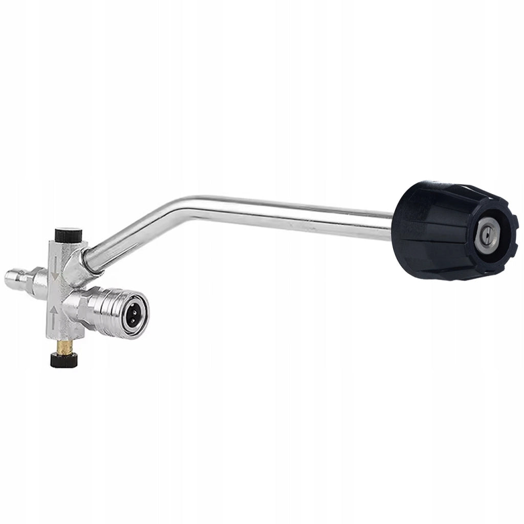 Lancia Doppia 2 in 1 DualJet Pro 1/4" 27cm – Acciaio Inox e Ottone | Quick Connect