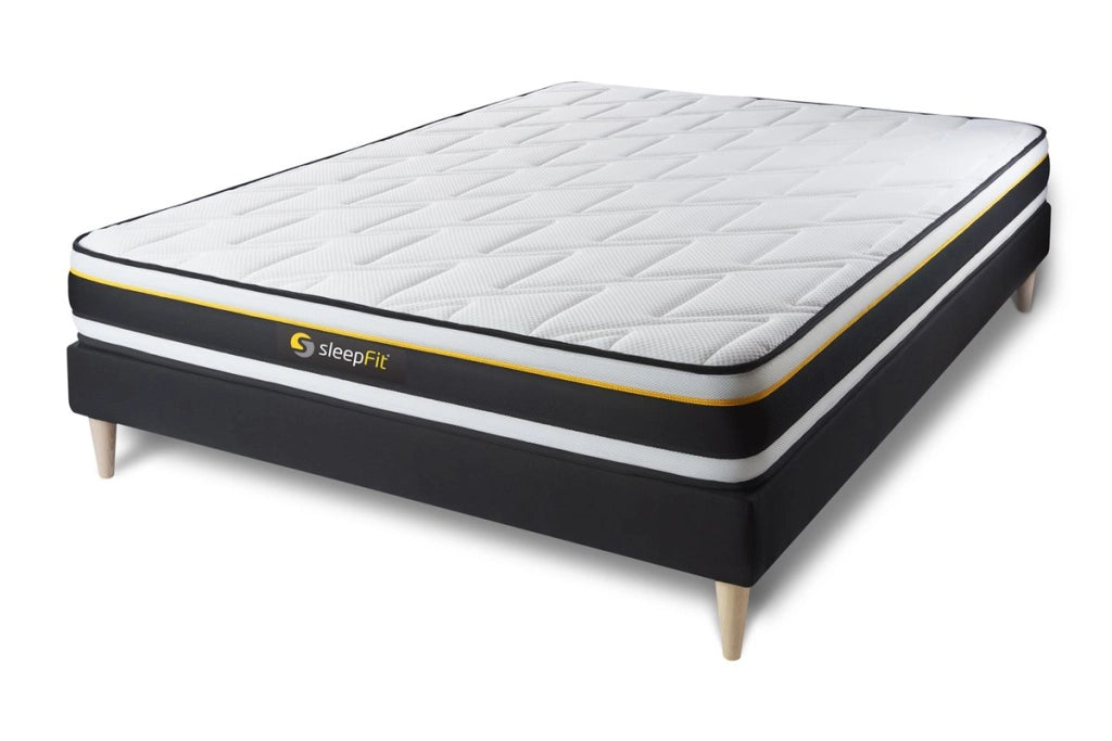Kit rete e materasso matrimoniale SOFT 140x210cm - Spessore : 19cm - Foam HD - Molto rigido