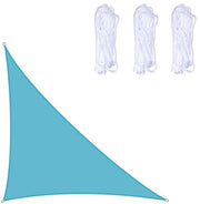 Ombrellone triangolare - 3x4x5m ombrellone perimetrale impermeabile - protezione UV - tenda per piscina - inclusi cavi di ancoraggio - ombrellone solare - adatto per esterno, giardino, terrazzo, feste all'aperto