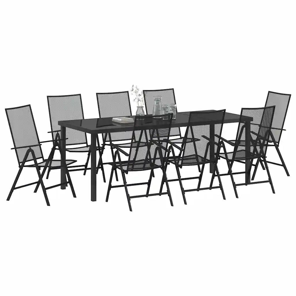Set da Pranzo per Giardino 9 pcs Antracite 3379295