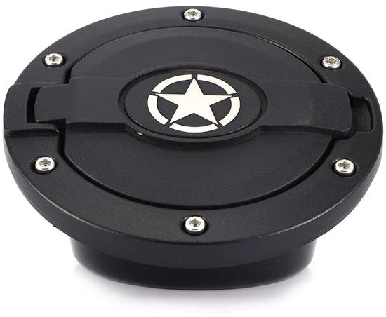 Caricatore di Carburante in Alluminio - Cappuccio dell'Olio - Stile Star - 2/4 Porte - Resistente ai Colpi - Installazione Facile - Nessuna Fuga di Olio