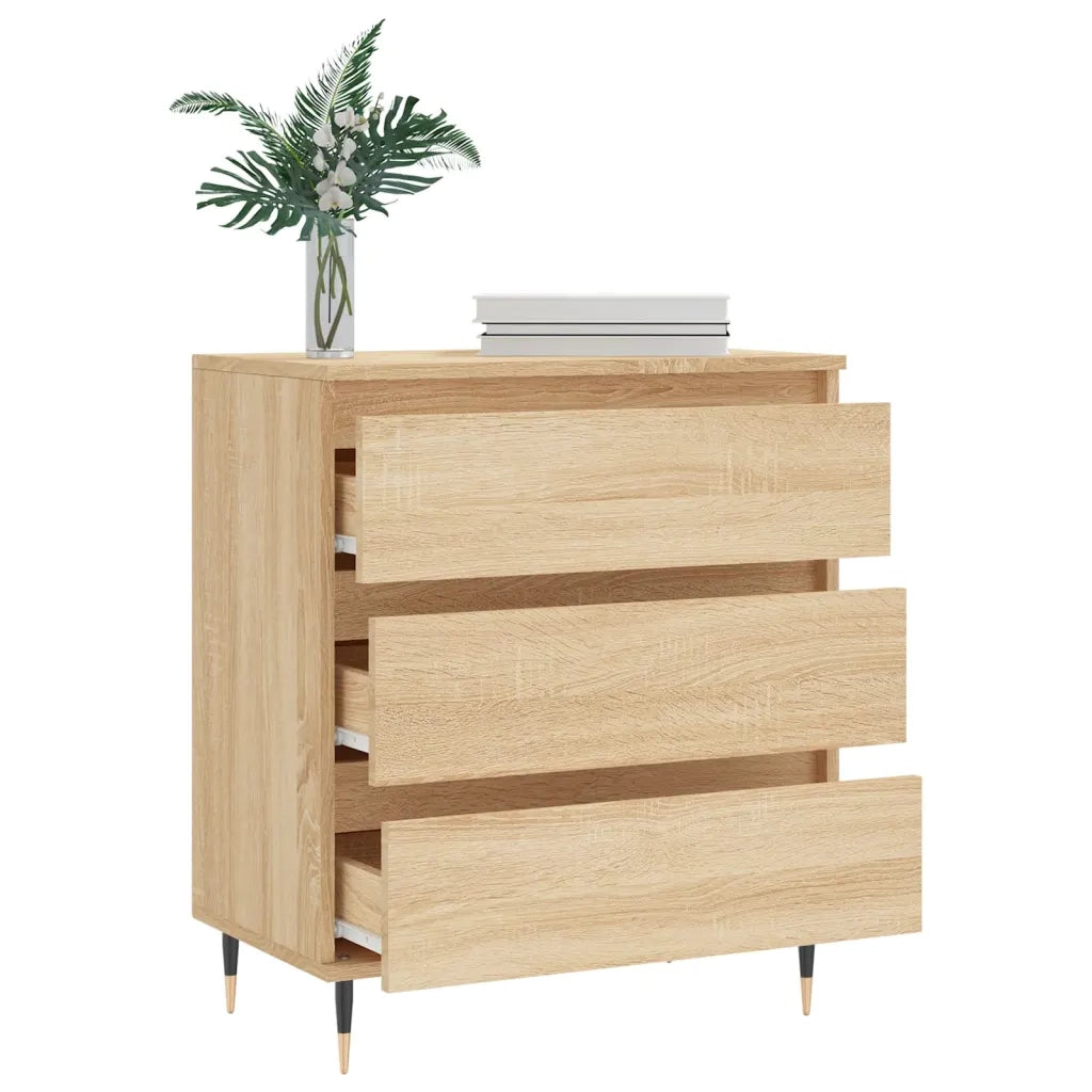 Credenza Rovere Sonoma 60x35x70 cm in Legno Multistrato 827175