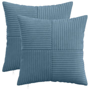 Federa 2 pcs ALMELO Blu 35 x 35 cm corduroy 914063