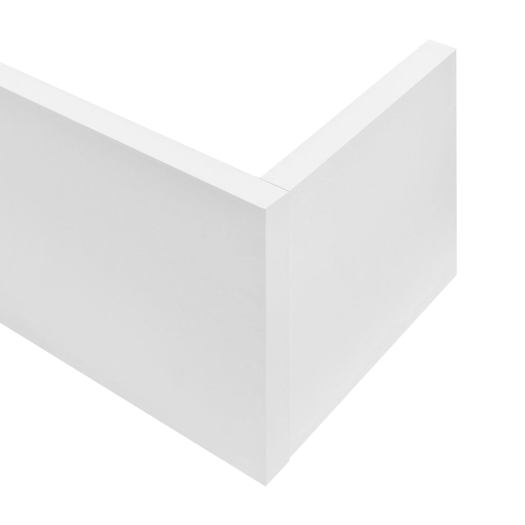 Mensola da Parete Grimstad con 3 Ripiani 119x18x55 cm - Bianco [en.casa]