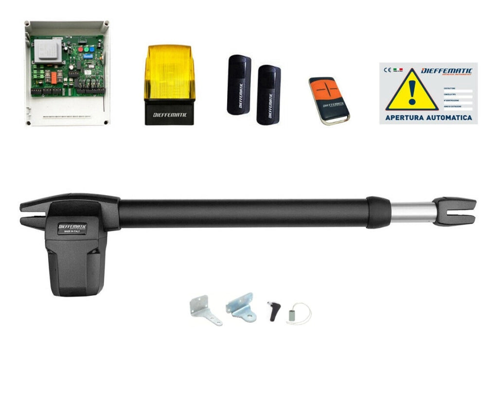 KIT BHR 400 1 ANTA BATTENTE SX 220V AUTOMAZIONE COMPATIBILE CON FAAC CAME BFT