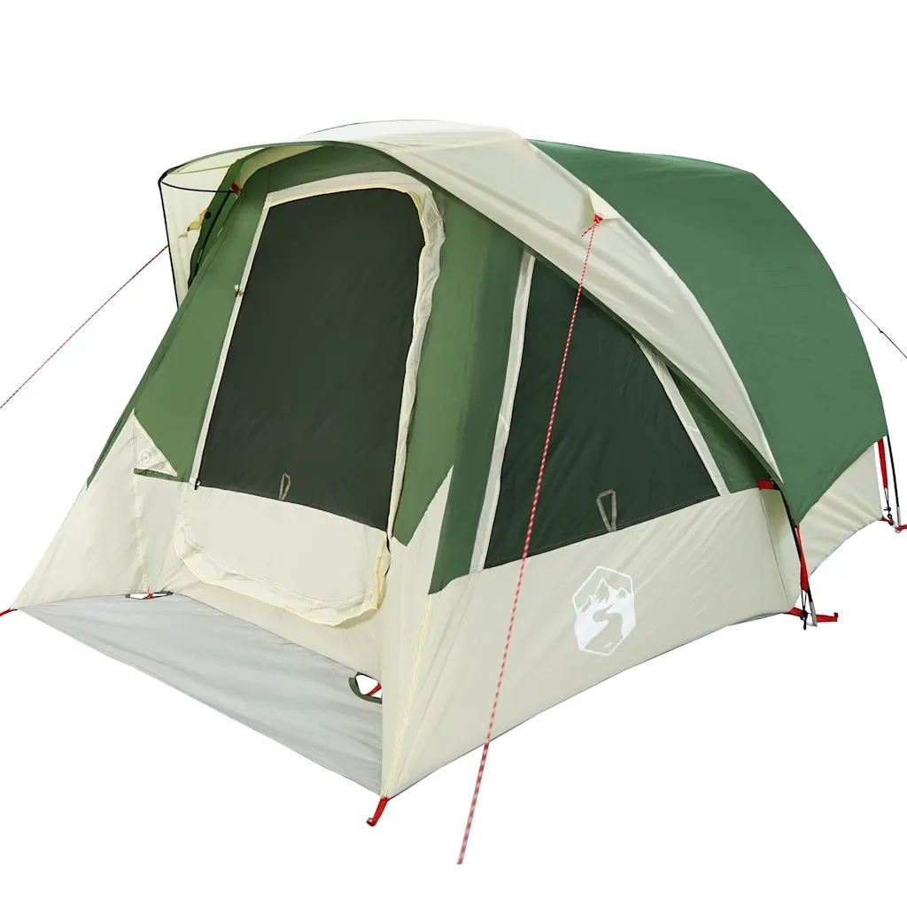 Tenda Familiare Cabina per 6 Persone Verde Impermeabile 4100667
