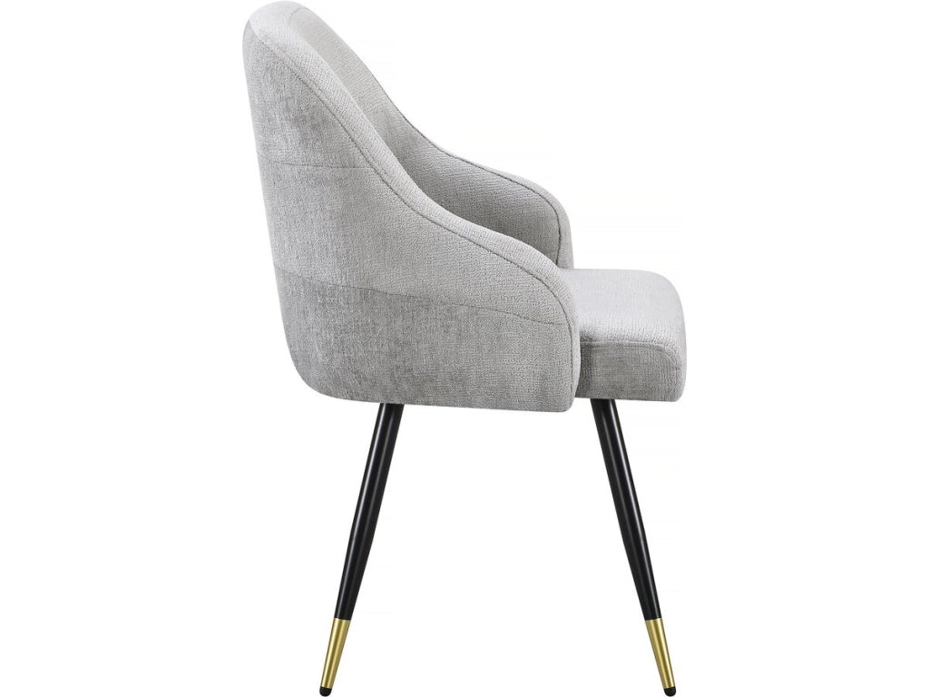 Set di 2 sedie in tessuto "Harmony" - 54 x 57 x 90 cm - Beige