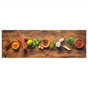 Tappeto da Cucina Lavabile-Tappetino da Cucina Spezie 60x180 cm Velluto 593598