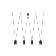 Lampadario sospeso Nowodvorski More Tone 7814 4xGU10 nero