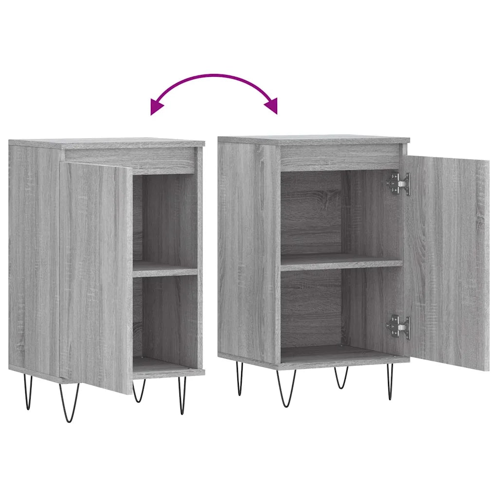 Credenza | Madia | Buffet da pranzo | Armadio da pranzo Grigio Sonoma 40x35x70 cm in Legno Multistrato