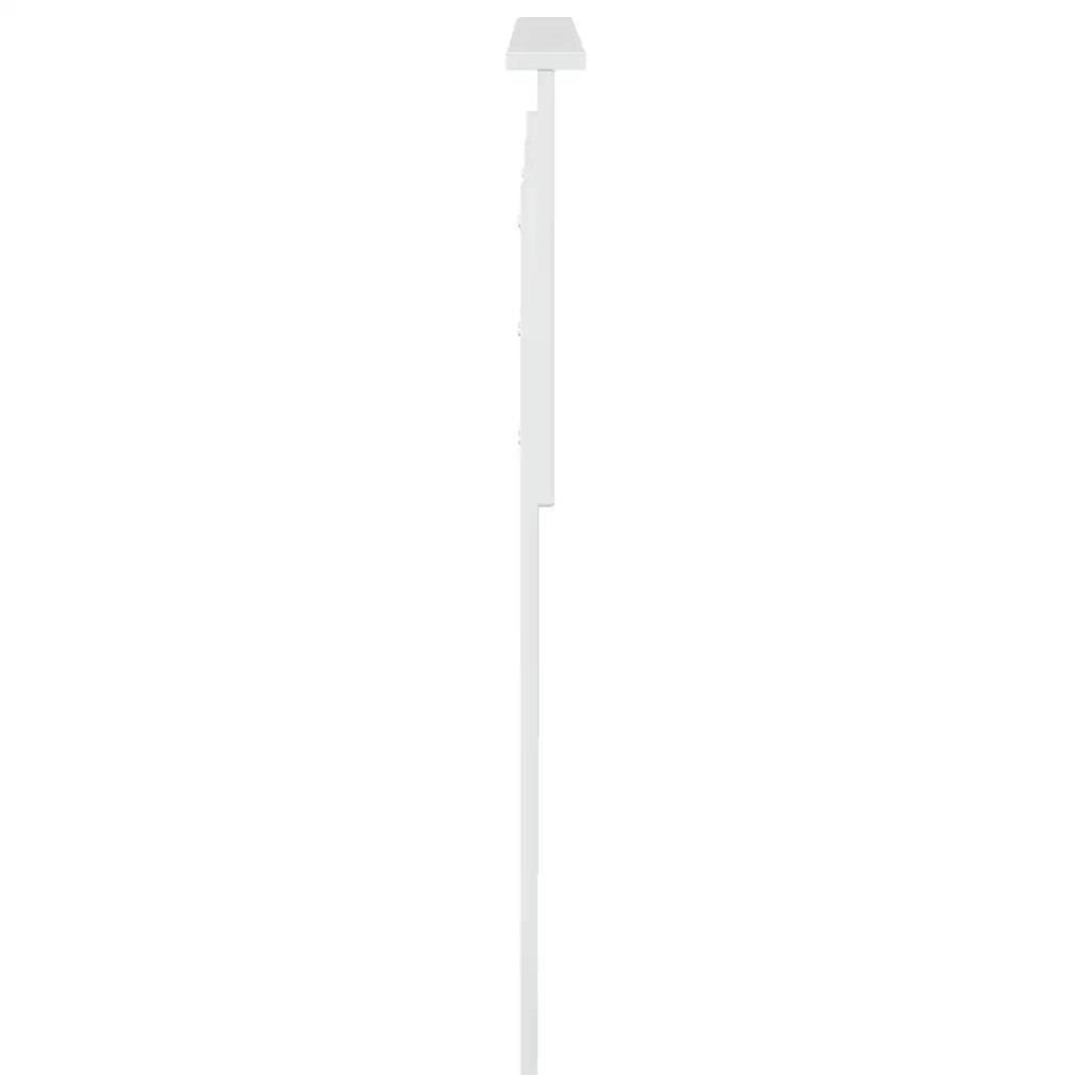 Testiera-Testata-Testiera Decorativa Bianco Lucido 150 cm Legno multistrato 741522