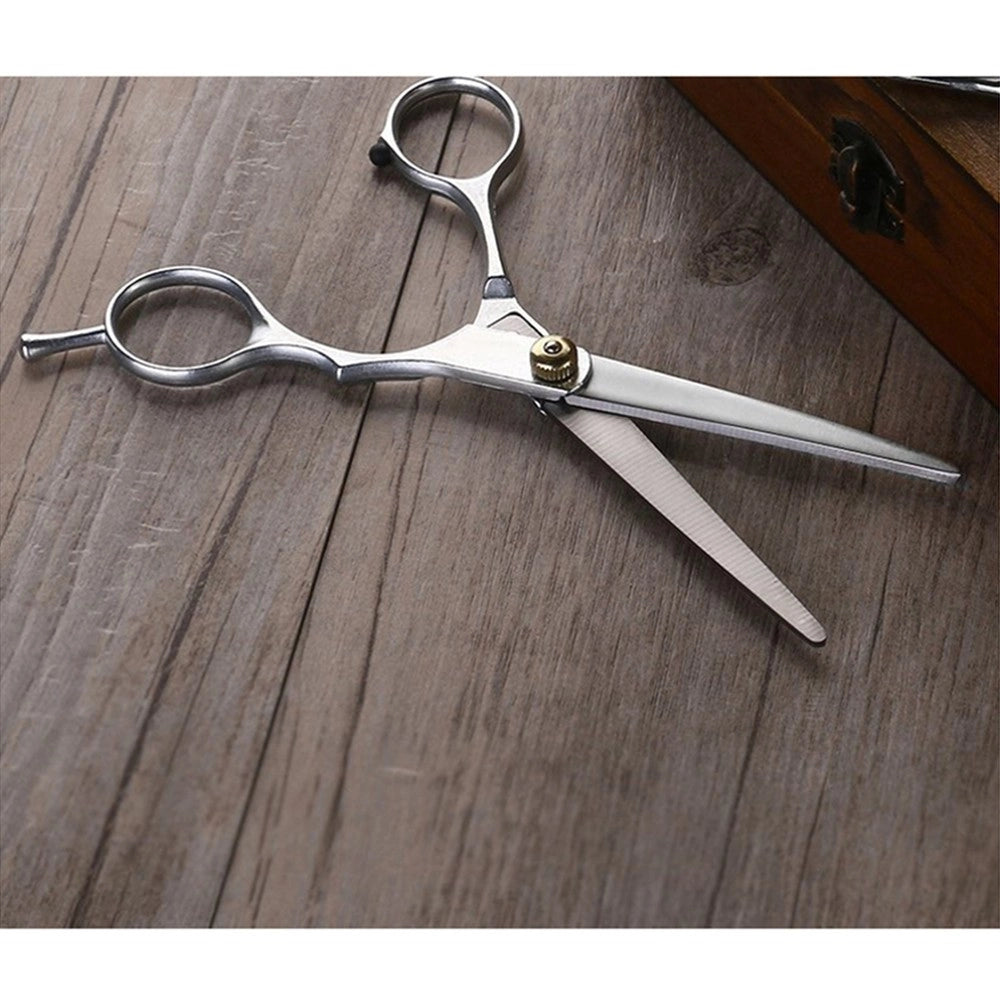 Trade Shop - Forbici Professionali Barbiere Parrucchiere Capelli Lama Dritta  Styling Hy-025 -