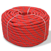 Corda Nautica in Polipropilene 10 mm 50 m Rosso cod mxl 54439