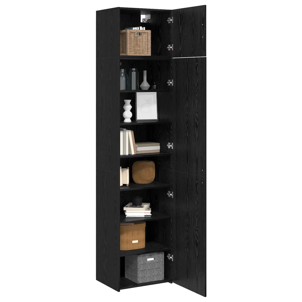 Credenza 3 pcs Rovere Nero 3394562