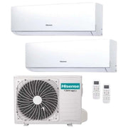 Climatizzatore Condizionatore Hisense Hi Comfort Wifi R32 Dual Split Inverter 7000 + 9000 BTU con U.E. 3AMW52U4RJC Classe A++/A+