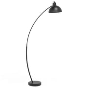 Lampada da Terra Colore Nero Metallo 155 cm Paralume Orientabile Industriale