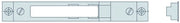 Cisa CONTROPIASTRA REGOLABILE PER SERRATURE Art. 06465 mm. 162,5x22