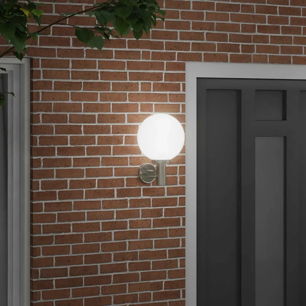 Lampada da Parete Esterna Argento 28 x 25 x 38 cm CFW6258862