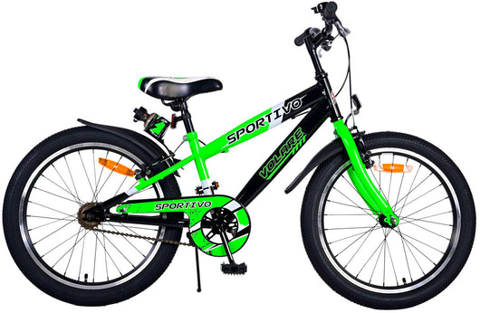 Bicicletta MTB Ragazzo 20” 7V in Metallo Sportivo Verde