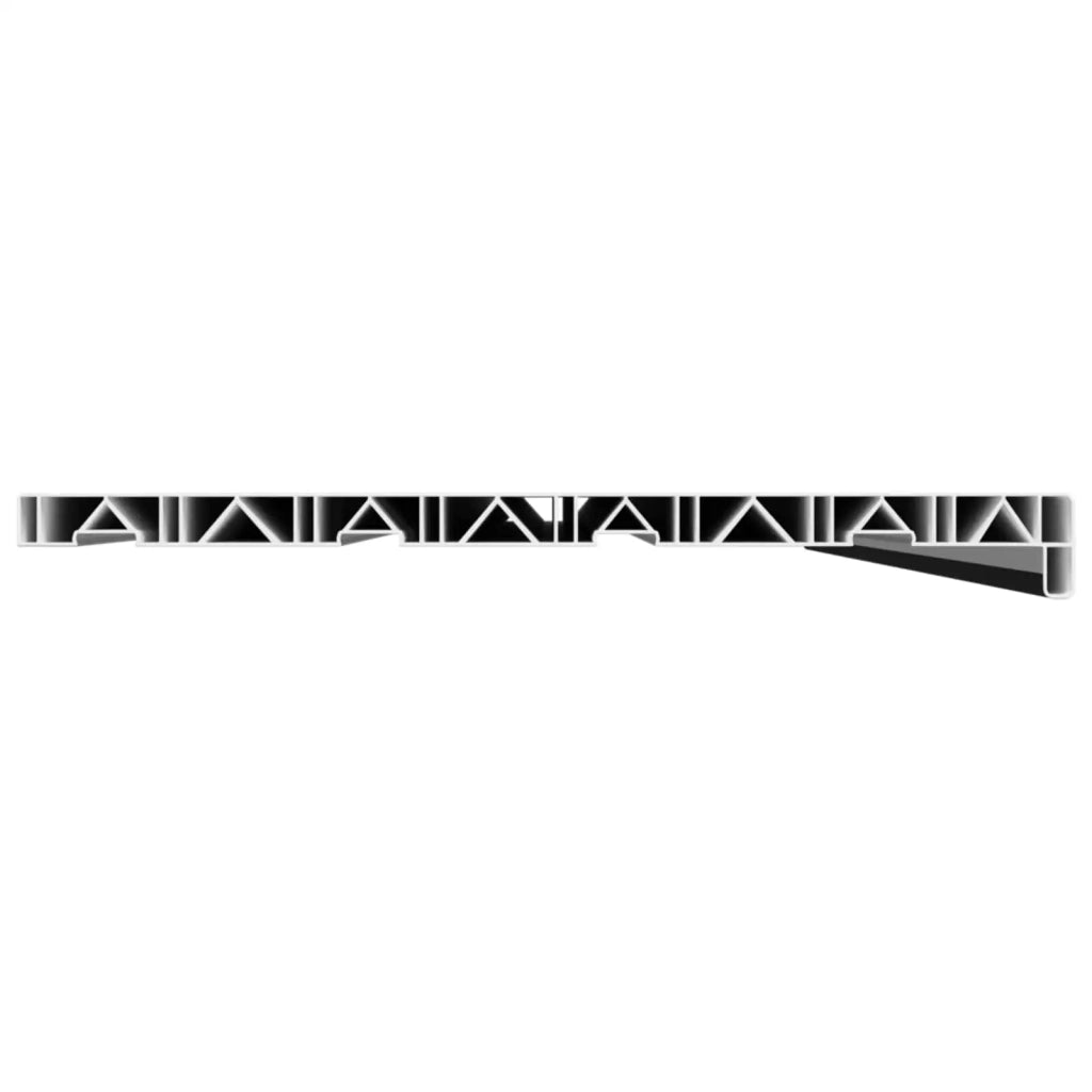 Soglia della Finestra Nero con Venature del Legno PVC CFW5655423