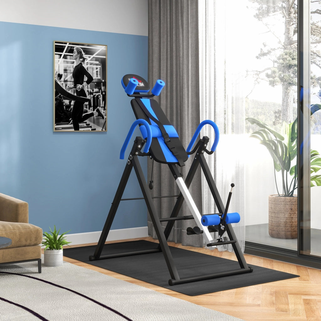 Tavolo da Inversione Pieghevole ¨C Zephmum ¨C Blu, Nero, 79x114x153 cm