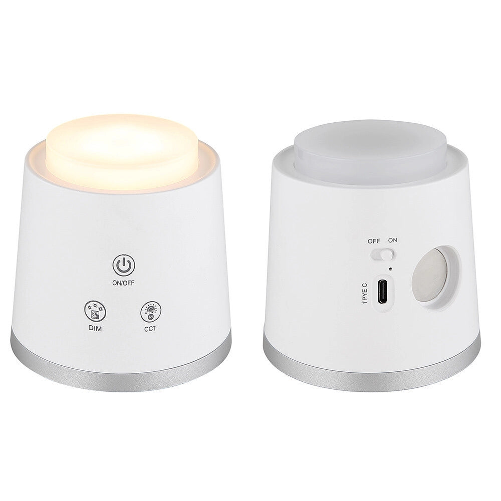 Trade Shop - Lampada Doppio Uso Scrivania Applique A Led 6w Touch Dimmerabile 3 Colorazioni Bl-1005 -