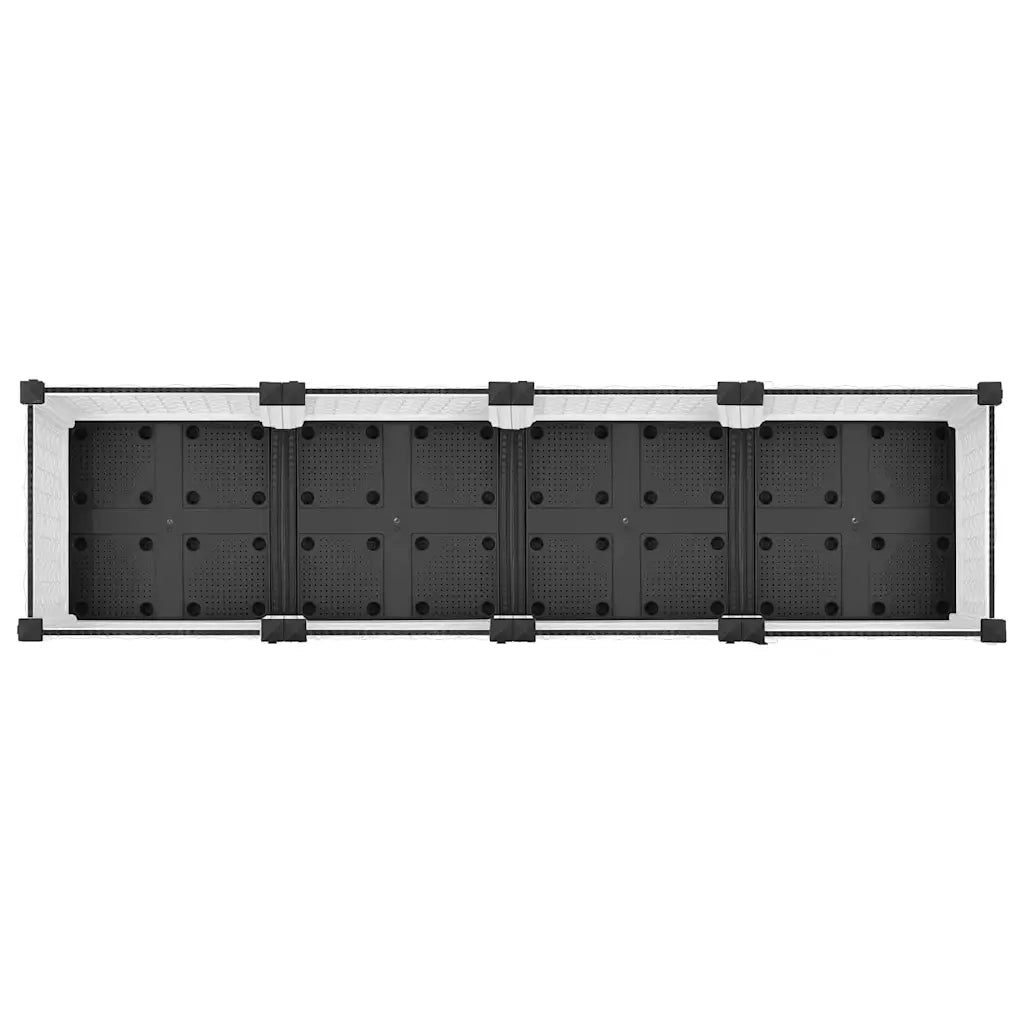 Fioriera Rialzata 160x40x71 cm in Polipropilene 153315
