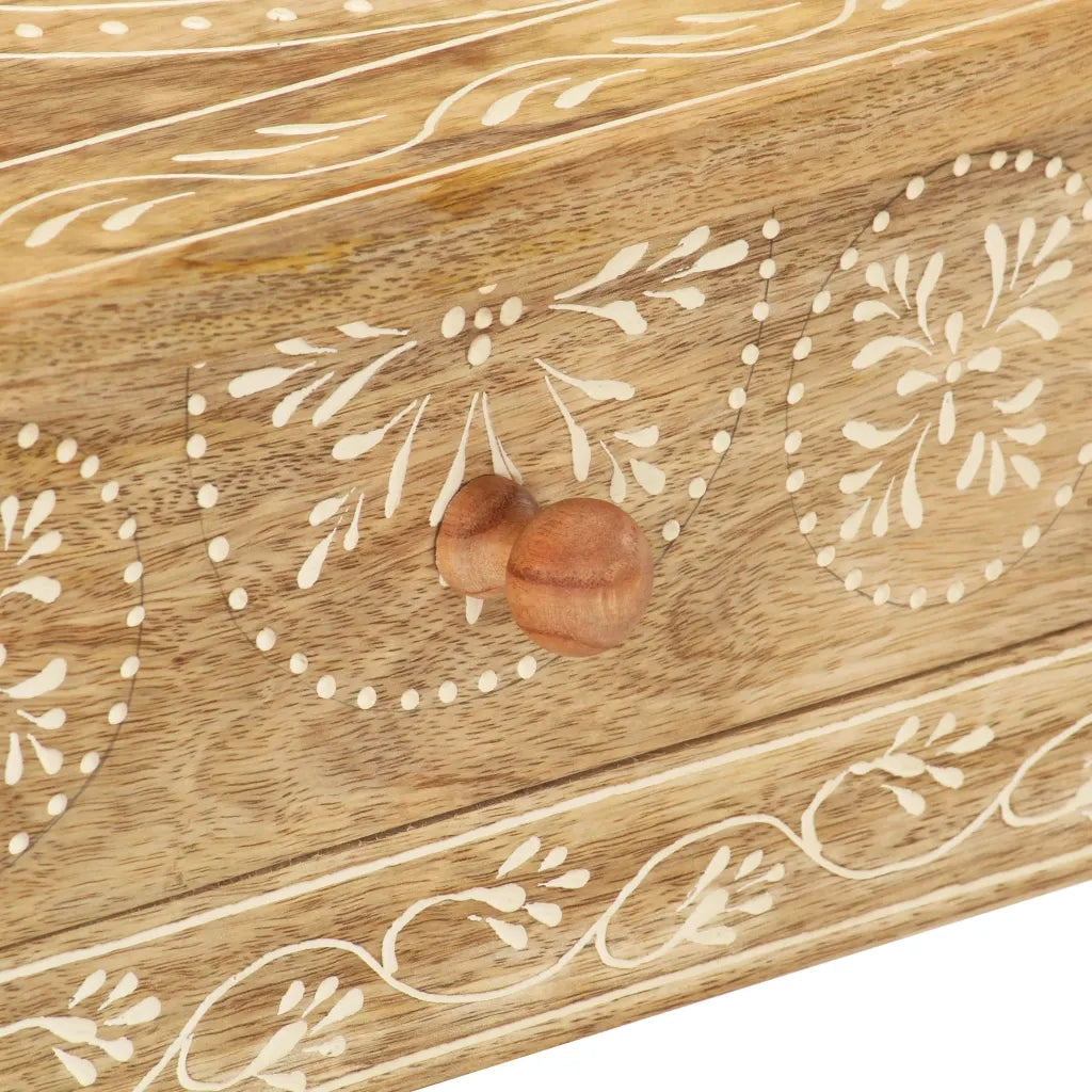 Tavolo Consolle | Tavolo d'Ingresso 80x35x74 cm in Legno Massello di Mango
