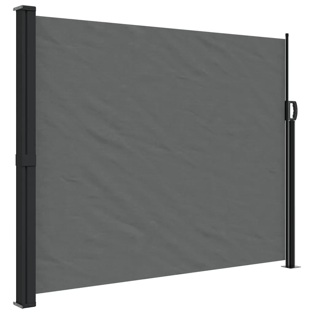 Tenda da Sole Laterale Retrattile Antracite 160x500 cm 4004443